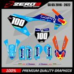 Custom MX Graphics Kit: KTM SX 50 SX 65 2002 - 2021 - PRO G BLUE