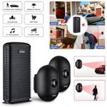 KERUI Wireless Driveway Garage Motion Sensor Burglar Alarm System Waterproof New