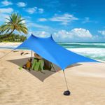 AKASO Large Portable Beach Canopy BT14 wind water and shade cover sun protection