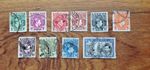 NIGERIA KGV1 1938-51 Collection of 10 Used Stamps. Free UK Postage