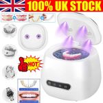 200ML Ultrasonic Retainer Cleaner Machine for Denture Portable Dental Cleaning