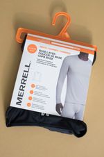 Merrell Mens Long Sleeve Performance Thermal, 4-Way Stretch Base Layer Top - XL