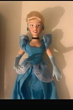 Cinderella Porcelain Disney Collectors Doll & Magazine