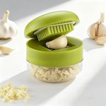 Heavy Duty Manual Garlic Press & Mincer – Easy-Clean Compact Kitchen Crusher