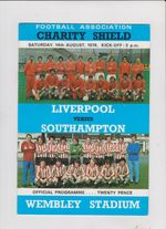 1976 F.A.Charity Shield.Liverpool v Southampton.