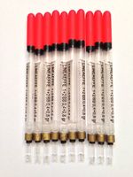 10 New Loaded Fishing Waggler Clear Floats 11CM 2BB Carp Chub Match Short 