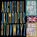 Large Tall Font Alphabet Metal Cutting Dies Letters, Card making Scrapbooking E4
