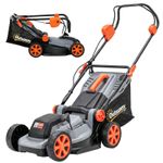 Outsunny 18V Cordless Lawnmower with 2 x 4Ah Batteries and Charger
