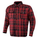 Mens Biker Motorcycle Shirt Lumberjack Rider Jacket Made with Kevlar CE Armour