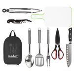 Cooking Utensil Set Good for Days Out Silver - 36cm x 22.5cm