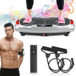 4D Vibration Plate Trainer with Bluetooth, 300W, 120 Levels, 5 Modes