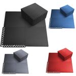 Keplin Gym Flooring Interlocking Mats EVA Foam Yoga Floor Nonslip Tiles 60X60cm