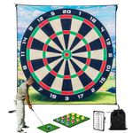 Huge Golf Darts Game Mat-Chip and Stick Kit Golf Game-Indoor Outdoor Backyard~