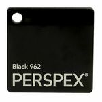 BLACK GLOSS  Perspex Acrylic Sheet Colour Plastic Panel Material A6 A5 A4 A3 A2 