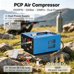 4500PSI PCP Air Rifle Compressor Electric Airgun Air Compressor Pump Manual Stop