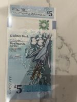 Ulster Bank Northern Ireland £5 Plastic (Polymer) Note 2018 - 1 Note
