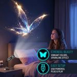 LED USB Projector Light Portable Projection Night Light Marine Projection Lamp