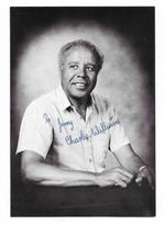 Charlie Williams. Comedian and Footballer. Signed Photo Card