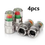 4 x Car Valve Tyre Caps Dust Monitor Wheel Pressure Tire Air Sensor UK