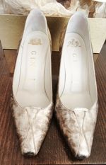 GINA London Shoes Dents Gloves Carolina Ollis Hat 90s Wedding UK4.5 With Boxes