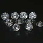 3.00 mm Round Brilliant 10 Pcs Lot DE Color VVS1 White 1.00 Ct Loose Diamond