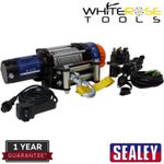 Sealey Recovery Winch 2040kg (4500lb) Line Pull 12V ATV/Quad