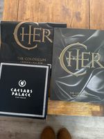 CHER PROGRAM CESARS PALACE LAS VEGAS WITH PHOTO ALBUM AND BAG 2008-2011