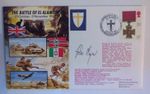 SIR JOHN MAJOR-FORMER PRIME MINISTER SIGNED BATTLE OF EL ALAMEIN 50YRS-FDC-CoA