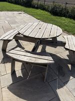 Garden 8 Seater Table Bench