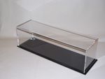 acrylic perspex  model display case 380 x 110 x 110   train lorry bus