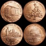 United States 1 Cent 2009 Lincoln 200th Birthday Series - Choose Coin(GLIU-003H)