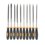 10PC Needle File Set 3 x 150mm Precision Files Craft Metal Work Jewellery Tools