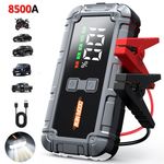 8500A Car Jump Starter Auto Battery Booster LED Power Bank Pack USB Fast Charger