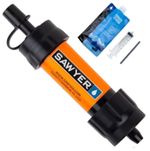 SAWYER MINI WATER FILTER SET - Filtration Survival Purification Straw Orange