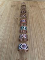 Handmade Adjustable & Resizable Copper Cuff Ring, Free Gift Box, Free UK Deliver