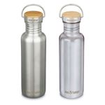 Klean Kanteen Reflect - Stainless Steel water bottle with Unibody Bamboo Cap