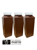 Storage Bottle For Film Developing - 3 X 1L Bottles - Brown