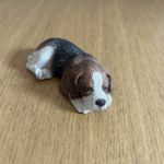 Sandicast Beagle Dog Lil Snoozers S19 Digger 1987 Hand-cast Hand painted 9x4x3cm