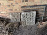 Cast Iron Air Vent Grille Cover Ornate Design