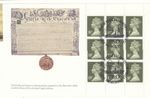 P&O FULL Booklet Pane £1.62 Used 18p Falmouth (1) 1987 ON PIECE (148100)