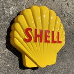 SHELL CLAM LED MOULDED LIGHT BOX ADVERTISING SIGN GARAGE PETROL AUTOMOBILIA OIL