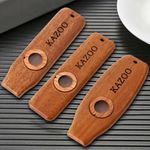 Wooden Kazoo With Lanyards Professional Lightweight Portable Kazoo Music Gift