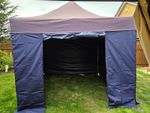Rock Awnings 3m X 3m Gazebo, Sidewalls, Windows, Blue, Carry Bag And Straps