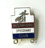 1970's International Speedway Club Enamel Badge W Reeves 26 x 18 mm 