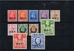 british occupation of italian colonies MEF GVI set L/MM sgm11/21