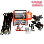 10,000lb (4,536kg) Hydraulic Winch. 25m x 9.5mm Steel Rope, 24V Control System