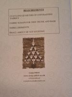 Xmas Tree Pattern Kit [green] - Cross Patch