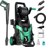145Bar Electric Pressure Washer 420L/H Portable Jet Cleaner for Car Patio Drivew