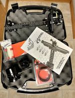 Axcel Achieve Carbon Sight w/  3 Scopes CR Apex & HHA Hard Case Lot Accessories