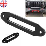 10'' Black CNC Hawse Fairlead for Winch Synthetic Dyneema Rope 4WD 8000-15000lbs